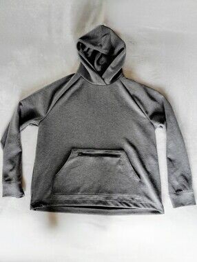 ​Sports Illustrated Activewear Gray Pullover Hoodie Mens L Drawstring Bottom